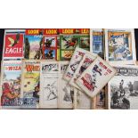 Assorted Selection of 1880s to 1967 Children's Comic Books / Magazines consisting of Chums 1890s,