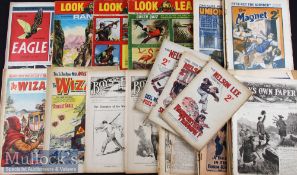 Assorted Selection of 1880s to 1967 Children's Comic Books / Magazines consisting of Chums 1890s,