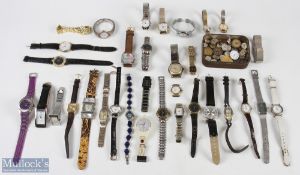 A Collection of Men's and Women's Watches with noted makers of Oasis, Rotary Sekonda, Pulsar,