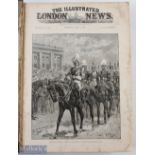 1890 London Illustrated News, a bound volume, dated from 5th July 1890 - 27th Dec 1890 - in original