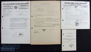 Germany - Third Reich Documents consisting of - A Political Judgment by the Orstgruppe 'Horst