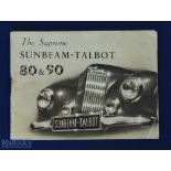 The Supreme Sunbeam-Talbot March 1948 Page Catalogue - A 28 page catalogue with 15 illustrations