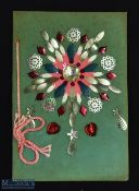 Sir Norman Hartnell (1901-1979) The Queen's Dressmaker Signed handmade Christmas card signed '