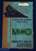 Mills Bros. Model Engineers Ltd, St Mary's Road, Sheffield Season 1937-38 Catalogue An extensive 100