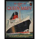 Maritime - RMS Queen Mary - A Descriptive Souvenir Publication Lavishly Illustrated of The World's