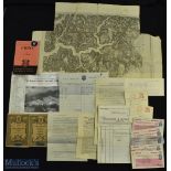c1939 British Consulate Tunis - paperwork letters and other ephemera, relating to ACI Samuel work as