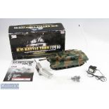 1:24 Defence RC Battle Tank Type 90 - Radio Controlled with Firing Arm - Boxed made in China