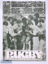 Very Rare 1980 Romania v France Rugby Programme: From game played in Bucharest. Good