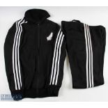 Mark Shaw (b.1956) New Zealand 'All Blacks' 1983 Adidas Track Suit: In black, with white fern logo