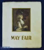 Scarce - Mayfair Hotel 1927 Publication - A very beautiful expensively produced fine multicoloured