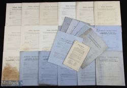 1858-1873 Wheal Margaret Mine Reports, a collection of 23 quarterly reports / statement plus