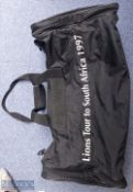 1997 British & I Lions tour of S Africa, L Dallaglio Kit Bag: Made by Adidas, fully-logoed