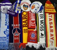 World Football Teams Scarf and hats, to include Real Zaragoza, Valencia, Galatasaray, Real Club