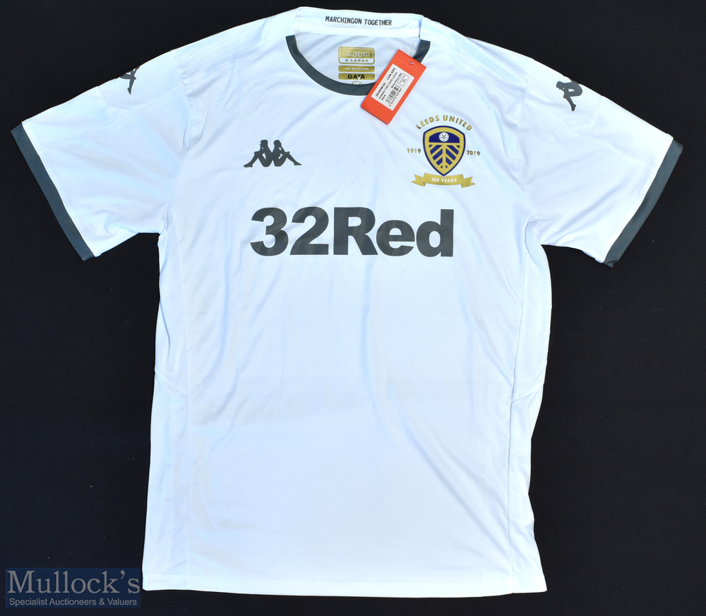 2019/20 Leeds United FC Centenary Football Shirt sponsored by 32 Red, Made by Kappa with tag,