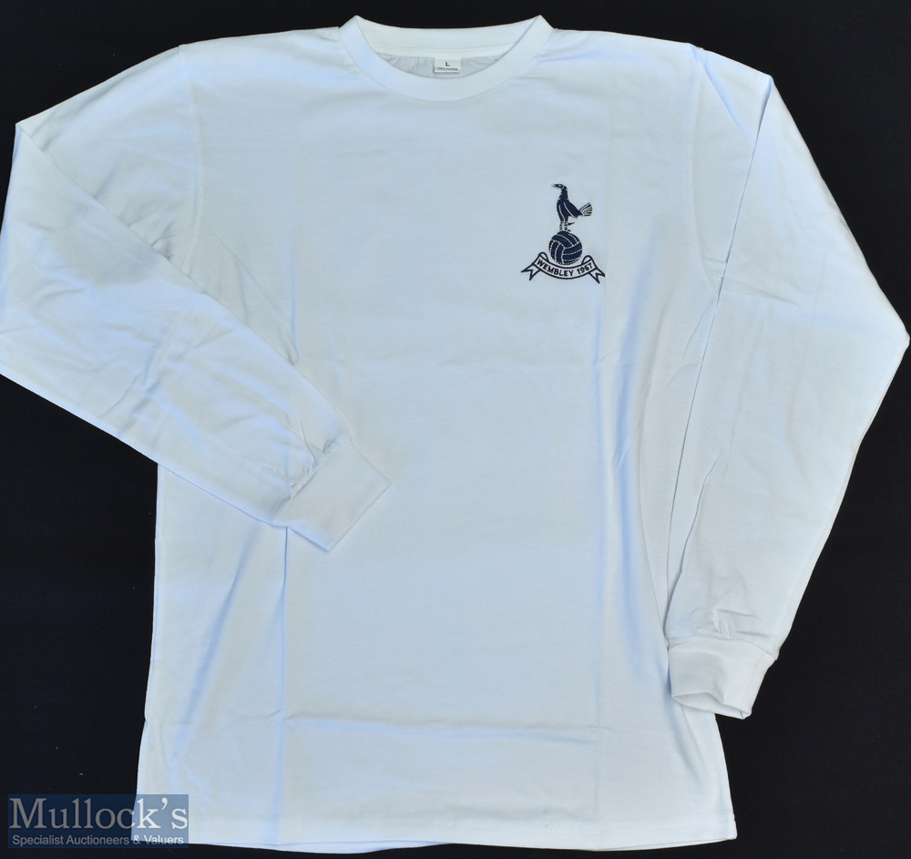 1967 Tottenham Hotspur FC Replica Football Shirt with Long Sleeves, Size L