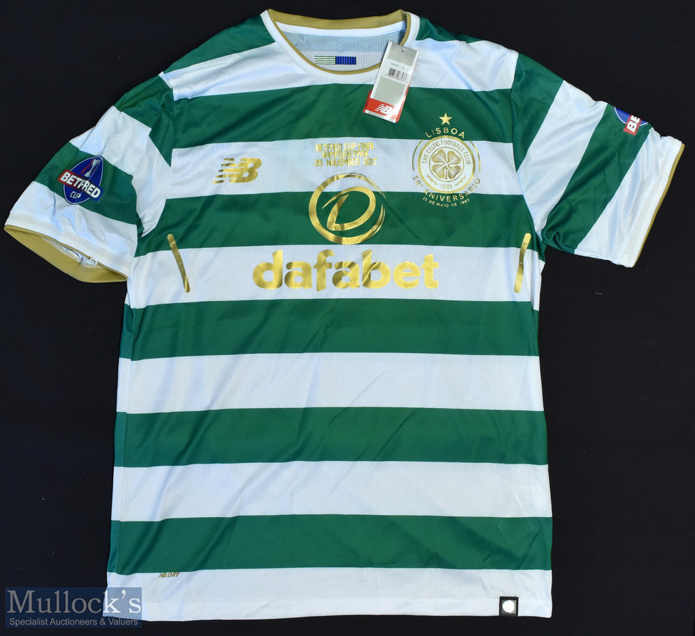2017 Celtic FC Betfred Cup Final Football Shirt sponsored by Dafabet, Made by New Balance with