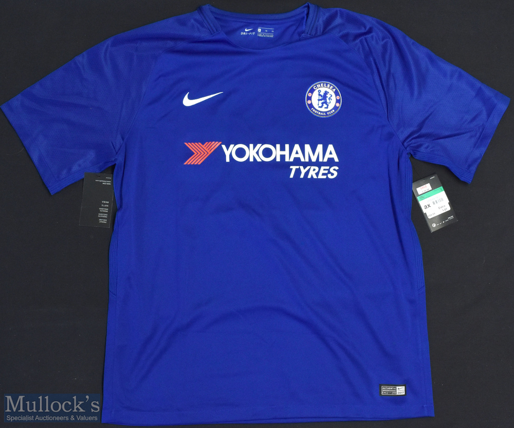 2017/18 Chelsea FC Home Football Shirt sponsored by Yokohama Tyres, made by Nike with Tag, Short