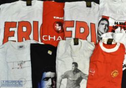 1990-2000 Eric Cantona Manchester United Football T-shirts, a good collection of L and XL T-shirts