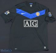 2009-10 Manchester United Football Shirt sponsored by AIG, made by Nike, Short Sleeve with Premier