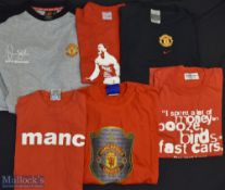 Manchester United Themed T-Shirts, Tie and Scarf to include a Champions scarf 19th league title,