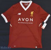2017/18 Liverpool FC Ladies Football Shirt sponsored by Avon, Made by New Balance with tag, Short