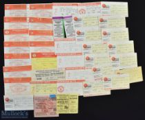 Manchester Utd home match football tickets to include 1971/72 Leicester City, 1976/77 Liverpool,