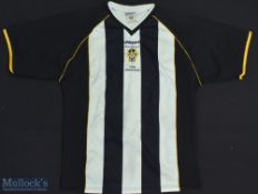 2002 Notts County FC 140th Anniversary Football Shirt made by Uhlsport, Short Sleeve, Size L