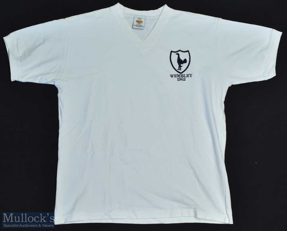 1962 Tottenham Hotspur Replica Football Shirt made by Toffs, Short Sleeve, Size XL