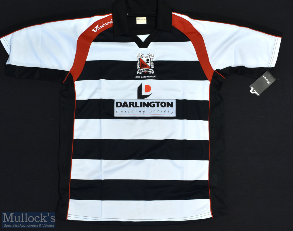 2008 Darlington FC 125th Anniversary Football Shirt sponsored by Darlington Building Society, Made