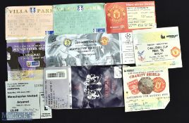 9 Mixed Cup Ticket Stubs FA Cup Charity Shield, champions league, to include 1993 charity shield