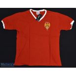 1958 Manchester United at Wembley Replica Football Shirt made by Toffs with Tag, Short Sleeve,