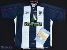 2000/02 West Bromwich Albion Football Shirt sponsored by West Bromwich Building Society, made by