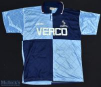 1991 Wycombe Wanderers FA Trophy Football Shirt sponsored by Verco, made by Brooks, Short Sleeve,