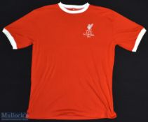 1974 Liverpool FC FA Cup Final Replica Football Shirt with Short Sleeves, Size XL