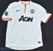 2012-13 Manchester United Football Shirt sponsored by AON, made by Nike, Short Sleeve with Premier