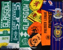 Scottish Football Scarves and Hats, to include Dundee hat, cap scarf, 2x Rangers Scarves,