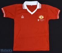 1977 Manchester United FC Silver Jubilee Replica Football Shirt with No makers label, Short