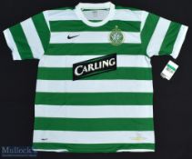 2007 Celtic FC 40th Anniversary Football Shirt sponsored by Carling, made by Nike with tag, Short