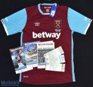 2016/17 West Ham United FC Olympic Park Football Shirt sponsored by Betway, Made by Umbro with