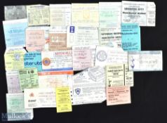 1976-1990 Manchester United Away Ticket Stubs, a good selection of over 50 away tickets to be