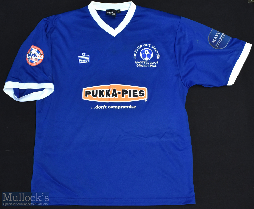 2008 Leicester City Masters Grand Final Football Shirt sponsored by Pukka Pies, Made by Admiral,