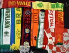 c1970-1990 National Football Team Scarf + Flag, to include Scotland with 1974 world cup final