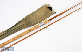 Hardy Alnwick Richard Walker carp Palakona split cane carp rod 10 ft 2pc 11/2lb 27 ½ inch handle