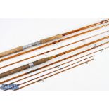 Barbus Split Cane Tench/Avon style Rod, 10'6", 3pc, cloth bag, Allcocks Lucky Strike Split Cane