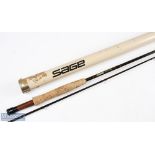 Sage graphite II I 6100RPL 3 ½ oz carbon fly rod 10 ft 2pc line 6 # up locking alloy reel seat lined