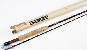 Sage graphite II I 6100RPL 3 ½ oz carbon fly rod 10 ft 2pc line 6 # up locking alloy reel seat lined