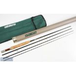 Sage XP 690 - 4 graphite IIIe carbon fly rod 9ft 4pc line 6 # alloy up locking reel seat with wood