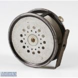 Hardy Bros Special Perfect 3 ¼" Dup Mk II alloy fly reel with smooth brass foot, rim tensioner,