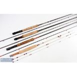 Lamiglas I M 700 graphite fly rod 9ft 2pc line 4 # alloy up locking reel seat with wood insert lined