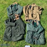 4x Fishing Hunting Sports Coats Jackets, size XL +XXL with makers of Schoffel XL worn with a few